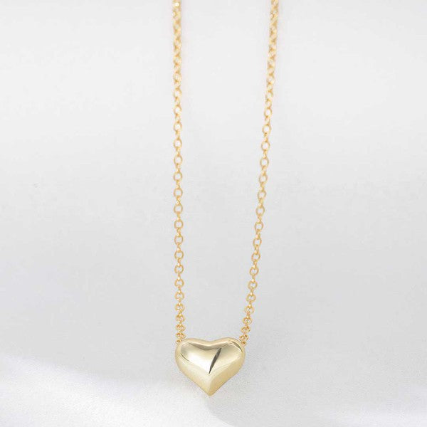 18kt gold plate - Sweet Heart Necklace